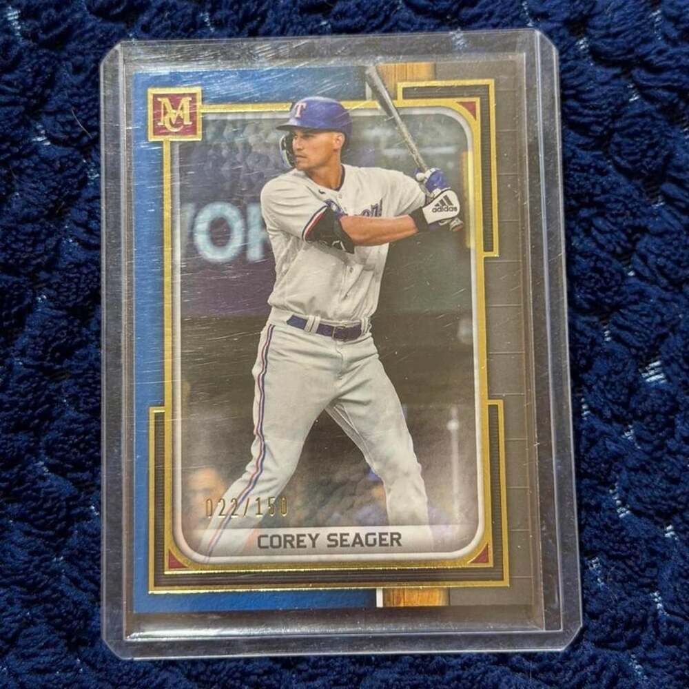 2023 Topps Museum Collection Corey Seager Baseball Card #39 022/150
